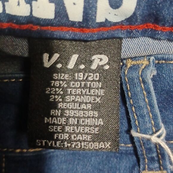 525522....VIP Crop Jeans Size 19/20 - Picture 5 of 5